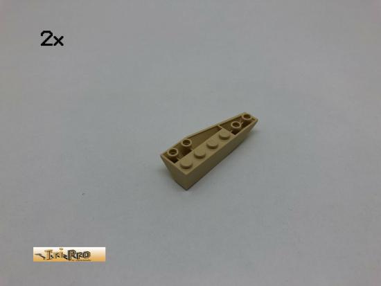 LEGO 2Stk 6x2 Schrg Keil Bau Stein Basic Brick Beige, Tan 41765 20