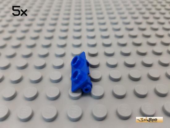 LEGO 5Stk Platte 1x2 / Scharnier Oberteil blau 3938