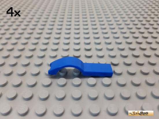 LEGO 4Stk Kotflgel / Fliese / Platte 1x4 blau 50947