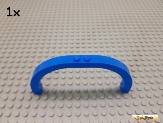 LEGO 1Stk Bogen / Bogenstein / Waggondach 1x12x5 blau 6184