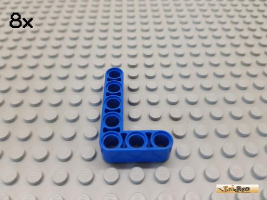 LEGO 8Stk Technic Liftarm 3x5 90 blau 32526