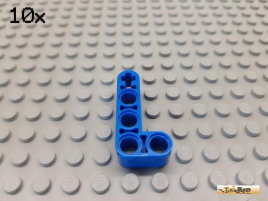 LEGO 10Stk Technic Liftarm 2x4 90 blau 32140