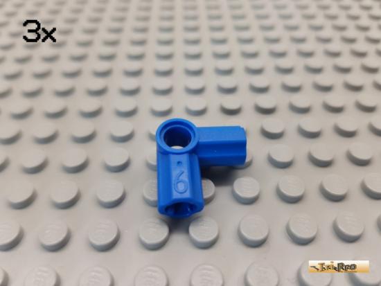 LEGO 3Stk Technic Pin Verbinder Nr. 6 blau 32014