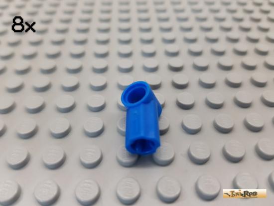 LEGO 8Stk Technic Pin Verbinder Nr 1 blau 32013