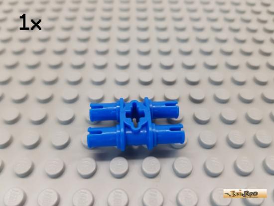 LEGO 1Stk Technic Pin Verbinder / doppelt / H-Stck blau 32138