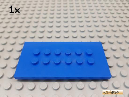 LEGO 1Stk Platte mit Innennoppen 4x8 blau 6576