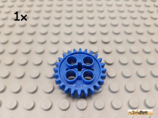 LEGO 1Stk Technic Zahnrad 24 Zhne blau 24505