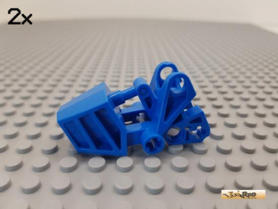 LEGO 2Stk Bionicle Fu / Kugelgelenk 3x6x2 1/3 blau 32475