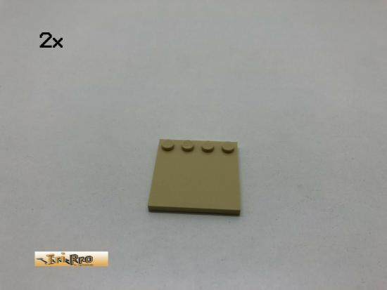 LEGO 2Stk 4x4 Fliese mit 4 Noppen Basic Brick Beige, Tan 6179 ba