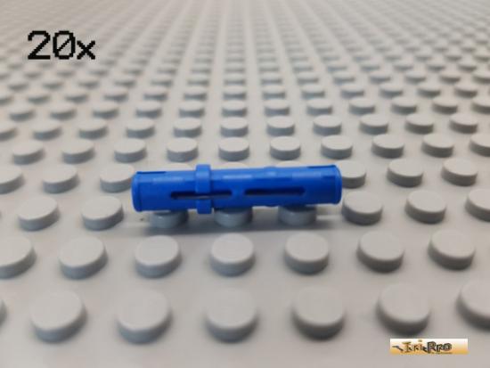 LEGO 20Stk Technic Pin lang blau 6558