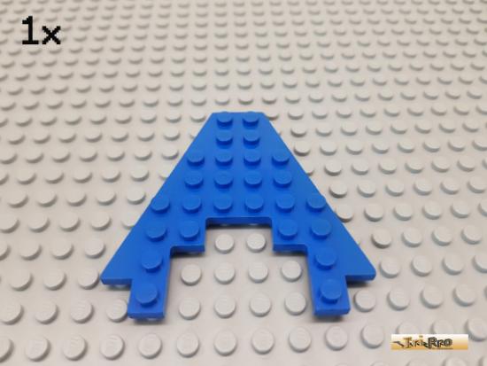 LEGO 1Stk Keil / Flgelplatte 8x8 blau 6104