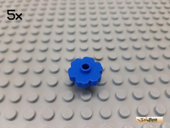 LEGO 5Stk Blume / Blte / Pflanze 2x2 blau 4728