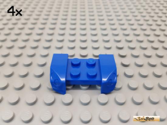 LEGO 4Stk Kotflgel / Platte / Radkasten 2x4 blau 44674