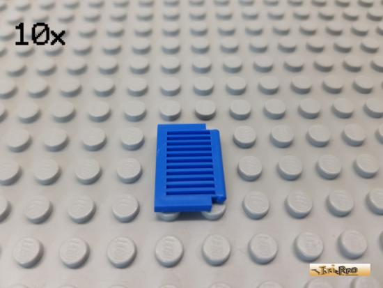 LEGO 10Stk Fensterlden / Klappe 1x2x2 blau 3582