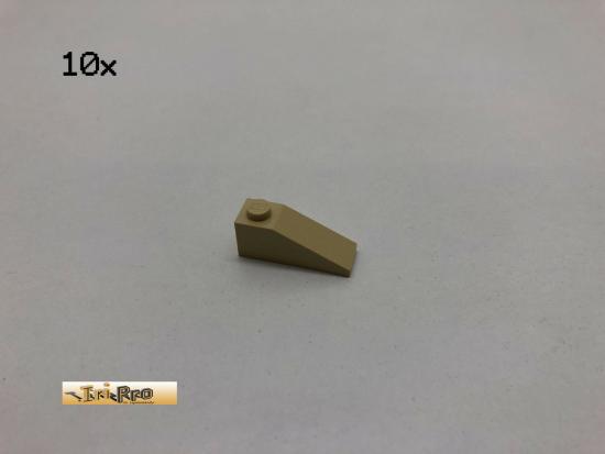 LEGO 10Stk 1x3 33 Dachstein Basic Brick Beige, Tan 3033 ah