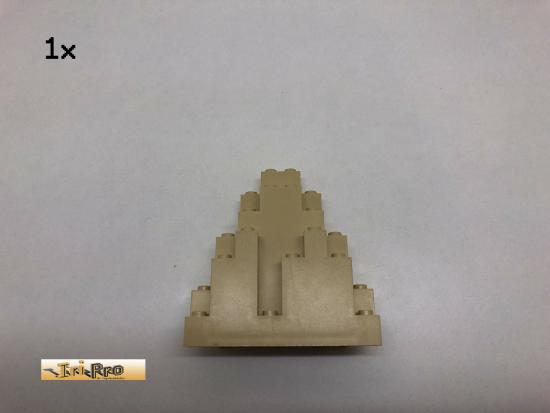 LEGO 1Stk 3x8x3 Fels Burgwand Berg Brick Beige, 6083 82