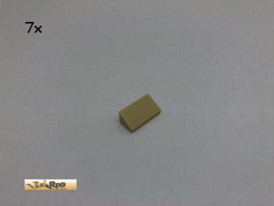 LEGO 7Stk 1x2 30 Dachsteine Schrgsteine Beige, Tan 85984 134