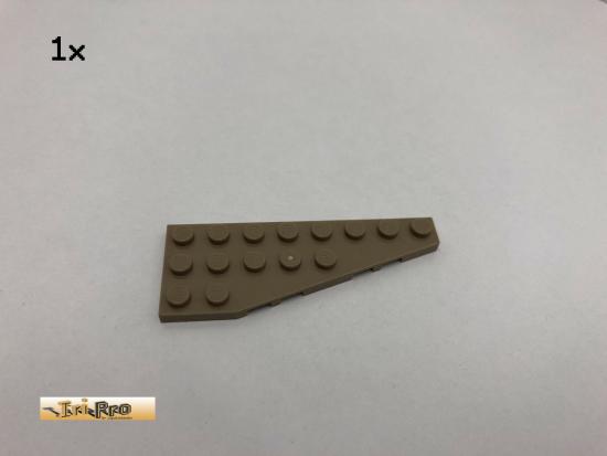 LEGO 1Stk 8x3 Keilplatte Brick Dunkelbeige, Dark Tan 50304 45