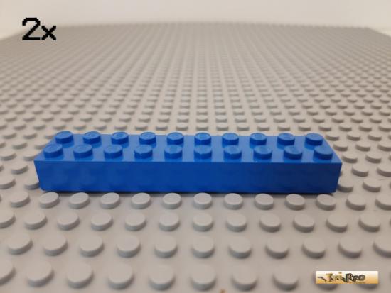 LEGO 2Stk Stein Basic 2x10 blau 3006