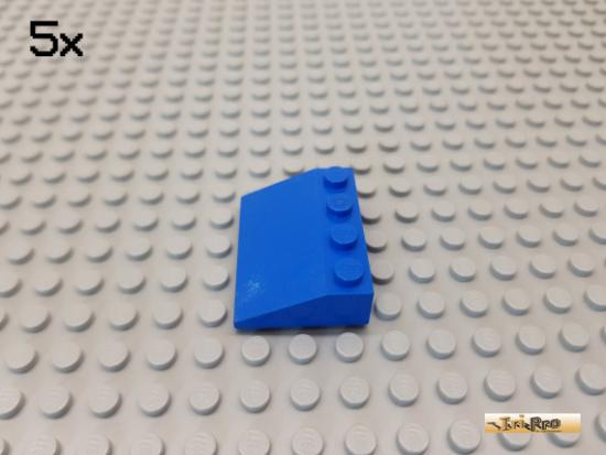 LEGO 5Stk Dachstein / Schrgstein 33 3x4 blau 3297