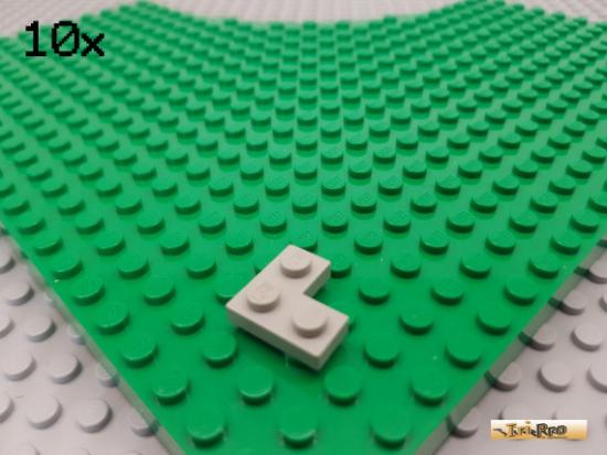 LEGO 10Stk Platte Basic 2x2 Ecke alt-hellgrau 2420