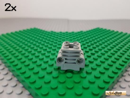 LEGO 2Stk Motorblock / Zylinder 2x2 alt-hellgrau 2850