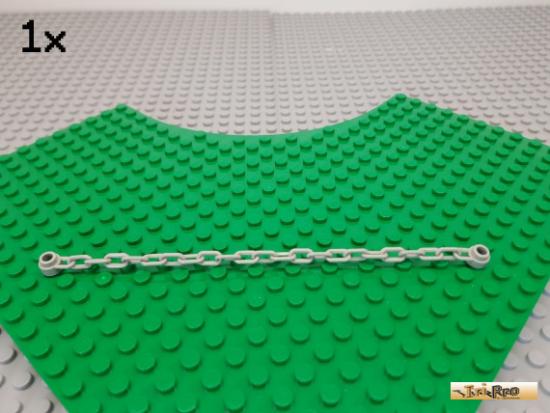 LEGO 1Stk Kette / Chain 21 Glieder 17 lang alt-hellgrau 30104