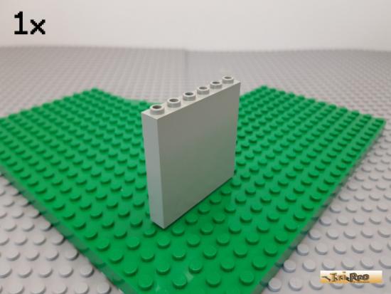 LEGO 1Stk Mauer / Paneel / Wand 1x6x5 alt-hellgrau 3754