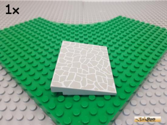 LEGO 1Stk Schrgstein / Rampe / Platte / Pflasterstein 6x8 alt-hellgrau 4515