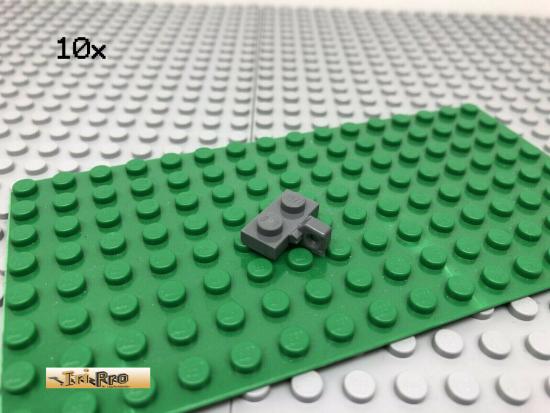 LEGO 10Stk 1x2 Platte Plate Scharnier Gelenkplatte Dunkel Grau, Dark Gray 44567