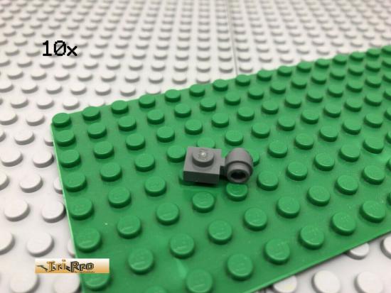 LEGO 10Stk 1x1 Platte mit se Dunkel Grau,Dark Gray 4081