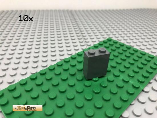 LEGO 10Stk 1x2x2 Sule Sulenstein Sttze Dunkel Grau,Dark Gray 3245