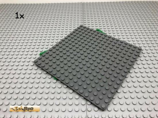 LEGO 1Stk 16x16 Bauplatte dnn einseitig bebaubar Dunkel Grau,Dark Gray 3867