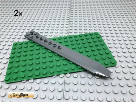 LEGO 2Stk 2x16 Technic Rotorblatt Rotor Blade Dunkel Grau, Dark Gray 62743