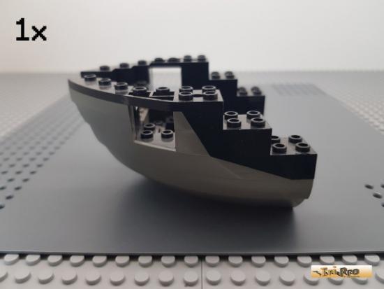 LEGO Schiff / Rumpf schwarz / alt-dunkelgrau 6051