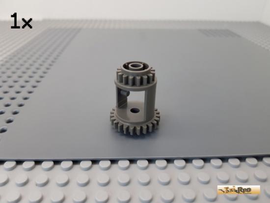 LEGO 1Stk Technic Getriebe / Differential alt-dunkelgrau 6573