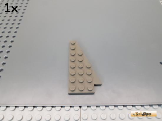 LEGO 1Stk Flgelplatte / Keilplatte rechts 8x4 alt-dunkelgrau 3934