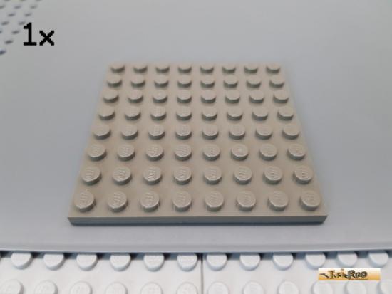 LEGO 1Stk Platte Basic 8x8 alt-dunkelgrau 41539