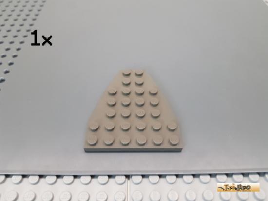 LEGO 1Stk Platte / Flgel / Boot 6x7 alt-dunkelgrau 2625