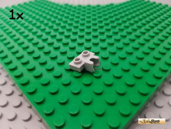 LEGO 1Stk Platte 1x2 modifiziert Kugelkopf Gelenk neu-hellgrau 14704