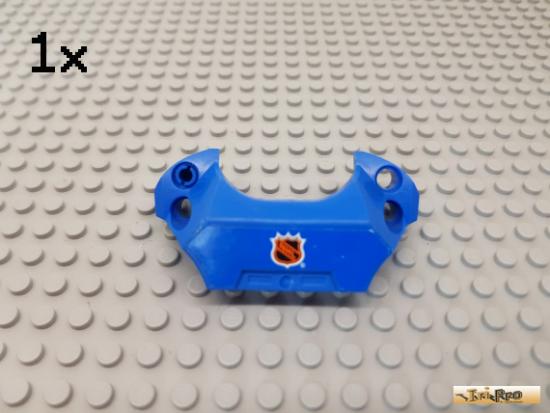 LEGO 1Stk Hockey Brustschutz blau beklebt 44791 / Set 3542