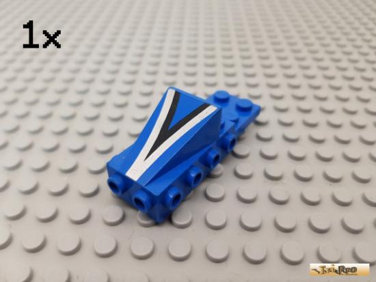 LEGO 1Stk Platte / Motor 2x6 blau bedruckt 2336