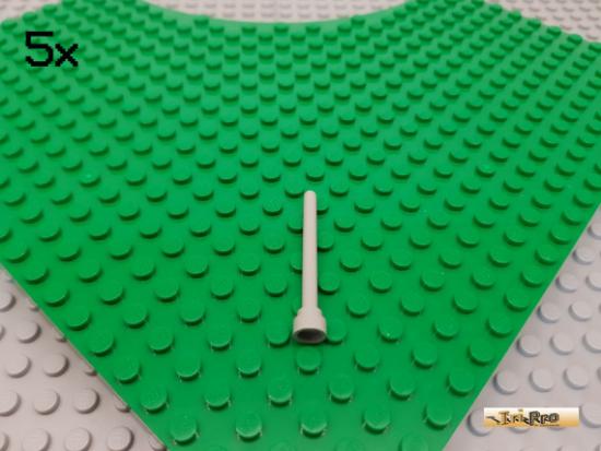 LEGO 5Stk Antenne / Fahnenstange 1x4 alt-hellgrau 3957