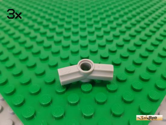 LEGO 3Stk Technic Achs / Pin Verbinder Nr. 5 157 alt-hellgrau 32016