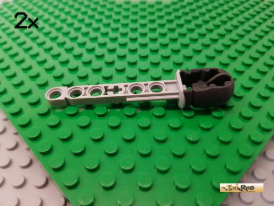 LEGO 2Stk Technic Kanonen Pfeil neu-hellgrau 57028