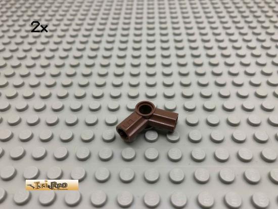 LEGO 2Stk Technic Winkel Verbinder Nr.5 Brick Braun, Brown 32015 101