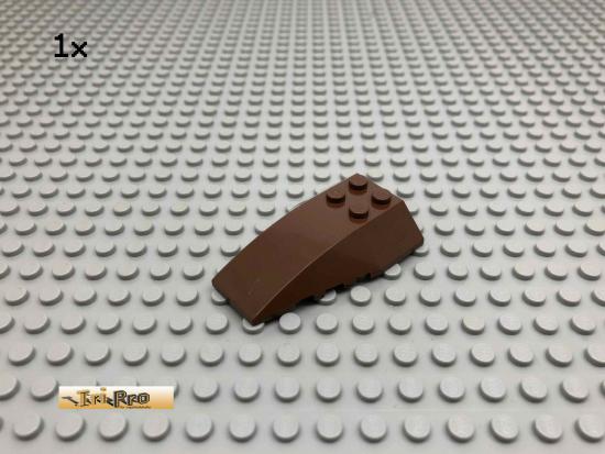 LEGO 1Stk 4x6 Keil Stein Schrgstein Brick Braun, Brown 43712 97