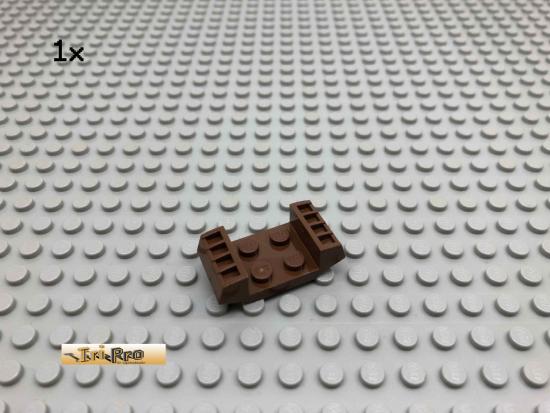 LEGO 1Stk 2x2 Platten modifiziert mit Rille Brick Braun, Brown 41862 89