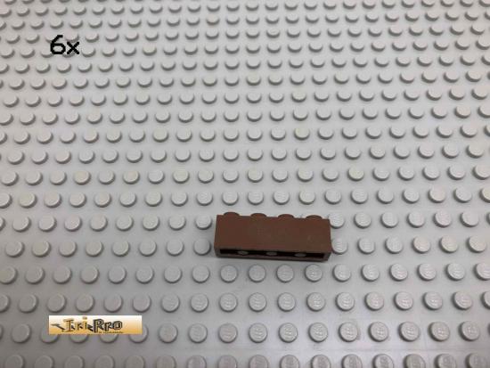 LEGO 6Stk 1x4 Basic Stein Brick Braun, Brown 3010 71