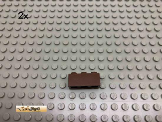 LEGO 2Stk 1x3 Basic Stein Brick Braun, Brown 3622 70